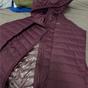 Columbia Hooded Quilted Puffer jacket - Plum